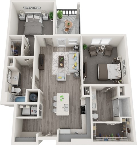 B2 floor plan in Cedar Hill Texas